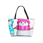 Two Snowmen, Classic Shoulder Handbag