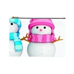 Two Snowmen, Cosmetic Bag (Large)