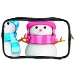 Two Snowmen, Toiletries Bag (One Side)