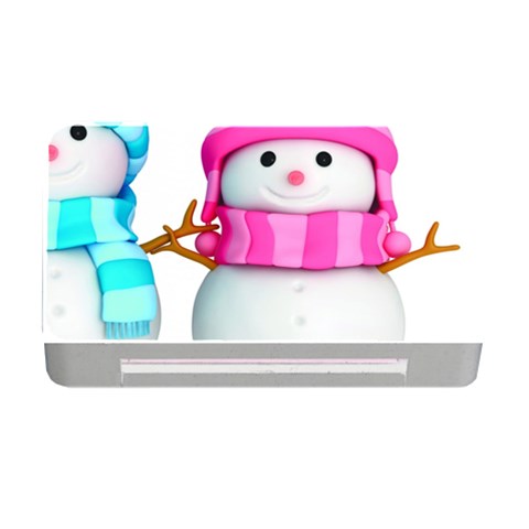 Two Snowmen, Memory Card Reader with CF from ArtsNow.com Front