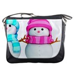 Two Snowmen, Messenger Bag