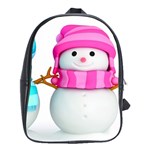 Two Snowmen, School Bag (XL)