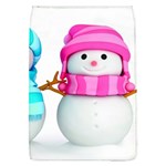 Two Snowmen, Removable Flap Cover (L)