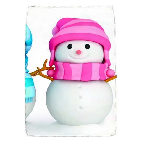 Two Snowmen, Removable Flap Cover (S) from ArtsNow.com Front