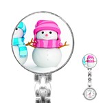 Two Snowmen, Stainless Steel Nurses Watch