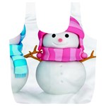 Two Snowmen, Full Print Recycle Bag (XL)