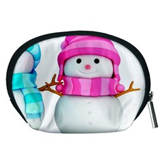 Two Snowmen, Accessory Pouch (Medium) from ArtsNow.com Back