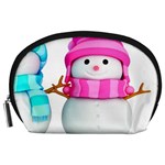 Two Snowmen, Accessory Pouch (Large)