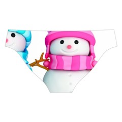 Two Snowmen, Cross Back Hipster Bikini Set from ArtsNow.com Back Under