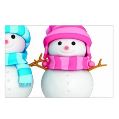 Two Snowmen, Waist Pouch (Small) from ArtsNow.com Loop