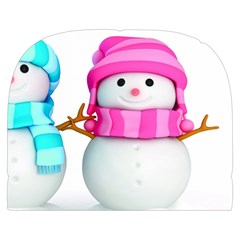 Two Snowmen, Make Up Case (Small) from ArtsNow.com Front