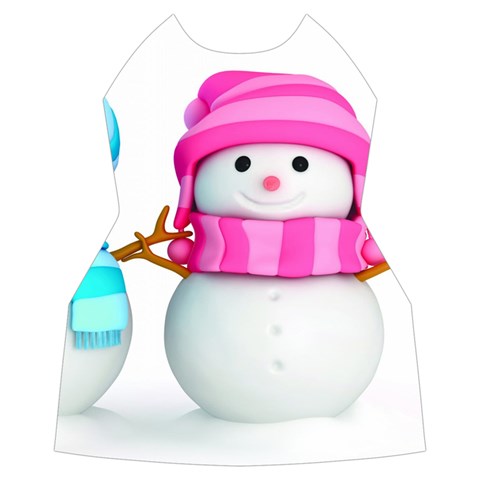 Two Snowmen, Women s Long Sleeve Raglan T Front