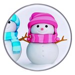 Two Snowmen, Wireless Fast Charger(White)