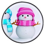 Two Snowmen, Wireless Fast Charger(Black)