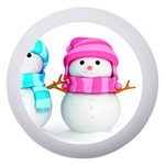 Two Snowmen, Dento Box with Mirror