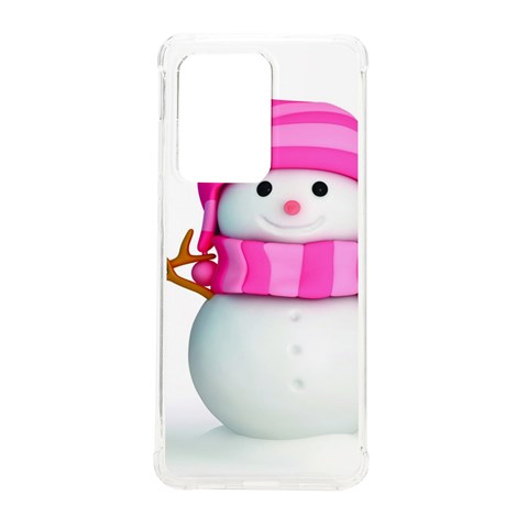 Two Snowmen, Samsung Galaxy S20 Ultra 6.9 Inch TPU UV Case from ArtsNow.com Front