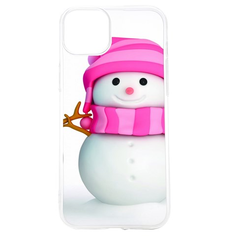 Two Snowmen, iPhone 15 TPU UV Print Case from ArtsNow.com Front