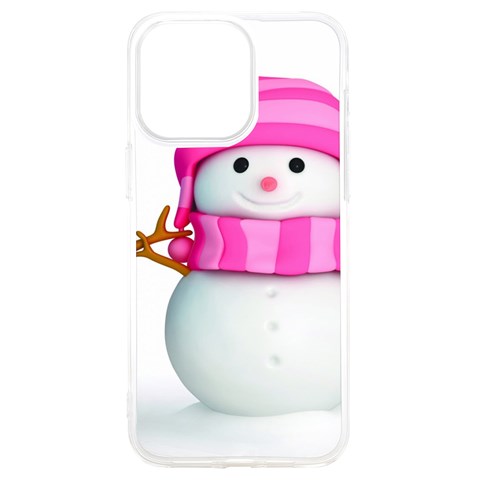 Two Snowmen, iPhone 15 Pro Max TPU UV Print Case from ArtsNow.com Front