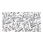 Embrace The Magic Inspirational Phrase Pattern Satin Wrap 35  x 70 