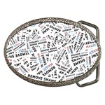 Embrace The Magic Inspirational Phrase Pattern Belt Buckles