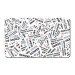 Embrace The Magic Inspirational Phrase Pattern Magnet (Rectangular)