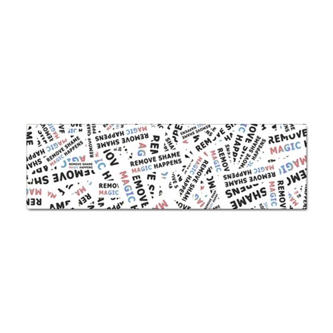 Embrace The Magic Inspirational Phrase Pattern Sticker Bumper (10 pack) from ArtsNow.com Front