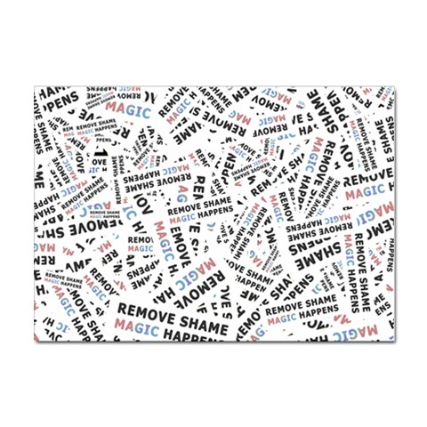 Embrace The Magic Inspirational Phrase Pattern Sticker A4 (10 pack) from ArtsNow.com Front