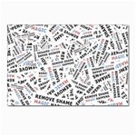 Embrace The Magic Inspirational Phrase Pattern Postcards 5  x 7  (Pkg of 10)