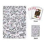 Embrace The Magic Inspirational Phrase Pattern Playing Cards Single Design (Rectangle)