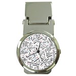 Embrace The Magic Inspirational Phrase Pattern Money Clip Watches