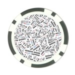 Embrace The Magic Inspirational Phrase Pattern Poker Chip Card Guard