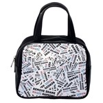 Embrace The Magic Inspirational Phrase Pattern Classic Handbag (One Side)