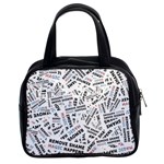 Embrace The Magic Inspirational Phrase Pattern Classic Handbag (Two Sides)