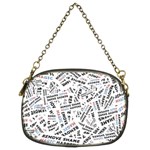 Embrace The Magic Inspirational Phrase Pattern Chain Purse (Two Sides)