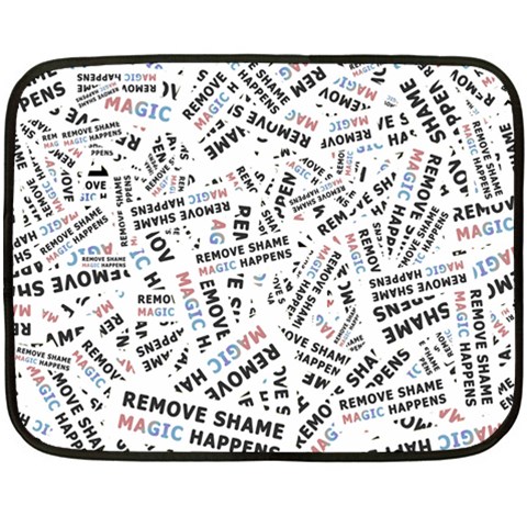 Embrace The Magic Inspirational Phrase Pattern Fleece Blanket (Mini) from ArtsNow.com 35 x27  Blanket