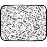 Embrace The Magic Inspirational Phrase Pattern Fleece Blanket (Mini)