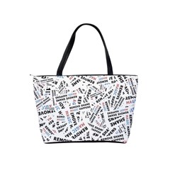 Embrace The Magic Inspirational Phrase Pattern Classic Shoulder Handbag from ArtsNow.com Back