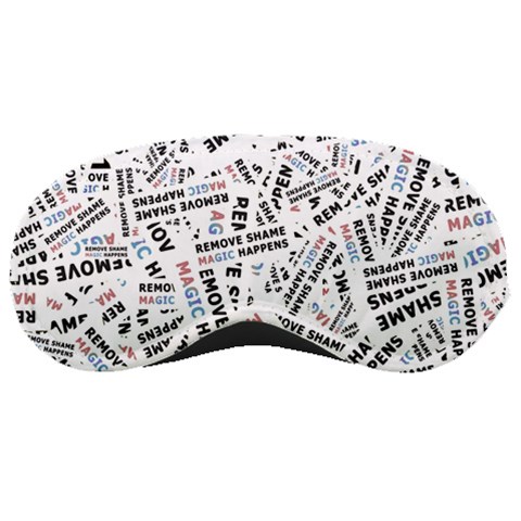 Embrace The Magic Inspirational Phrase Pattern Sleep Mask from ArtsNow.com Front