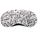 Embrace The Magic Inspirational Phrase Pattern Sleep Mask