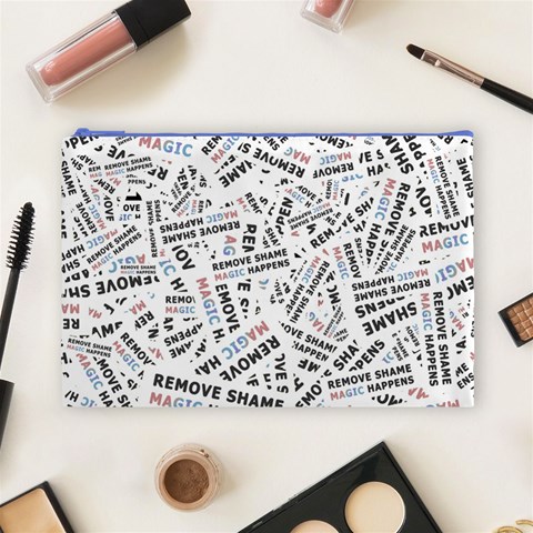 Embrace The Magic Inspirational Phrase Pattern Cosmetic Bag (Large) from ArtsNow.com Front