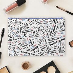 Embrace The Magic Inspirational Phrase Pattern Cosmetic Bag (Large) from ArtsNow.com Back