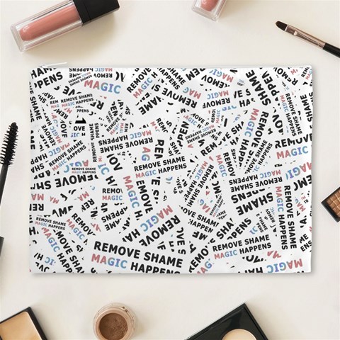 Embrace The Magic Inspirational Phrase Pattern Cosmetic Bag (XL) from ArtsNow.com Front