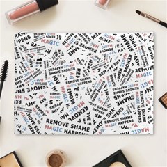 Embrace The Magic Inspirational Phrase Pattern Cosmetic Bag (XL) from ArtsNow.com Front