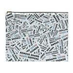 Embrace The Magic Inspirational Phrase Pattern Cosmetic Bag (XL)