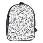 Embrace The Magic Inspirational Phrase Pattern School Bag (Large)