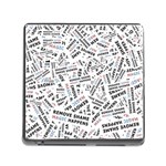 Embrace The Magic Inspirational Phrase Pattern Memory Card Reader (Square 5 Slot)