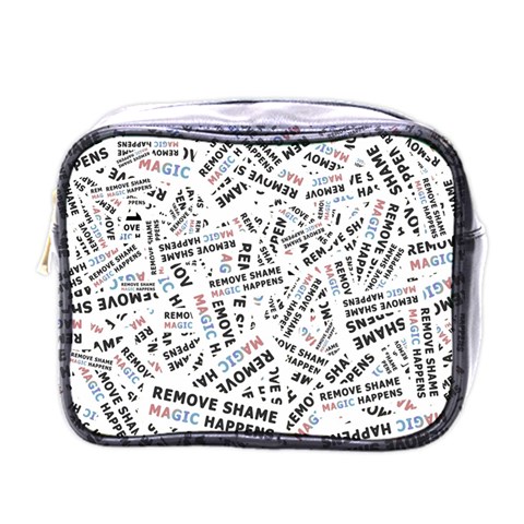 Embrace The Magic Inspirational Phrase Pattern Mini Toiletries Bag (One Side) from ArtsNow.com Front