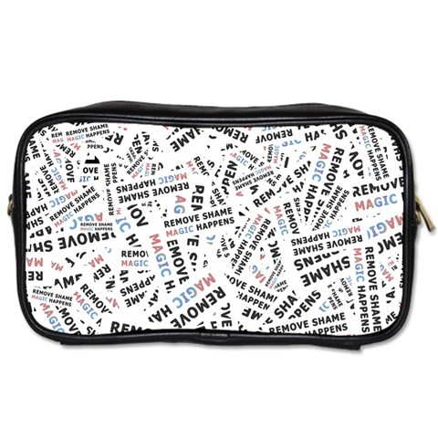 Embrace The Magic Inspirational Phrase Pattern Toiletries Bag (One Side) from ArtsNow.com Front