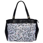 Embrace The Magic Inspirational Phrase Pattern Oversize Office Handbag