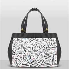 Embrace The Magic Inspirational Phrase Pattern Oversize Office Handbag (2 Sides) from ArtsNow.com Front